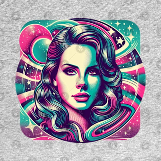 Lana Del Rey - Noir Stars by Tiger Mountain Design Co.